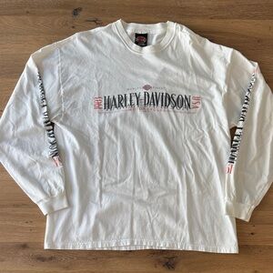 Harley-Davidson Classic White Long Sleeve Tee